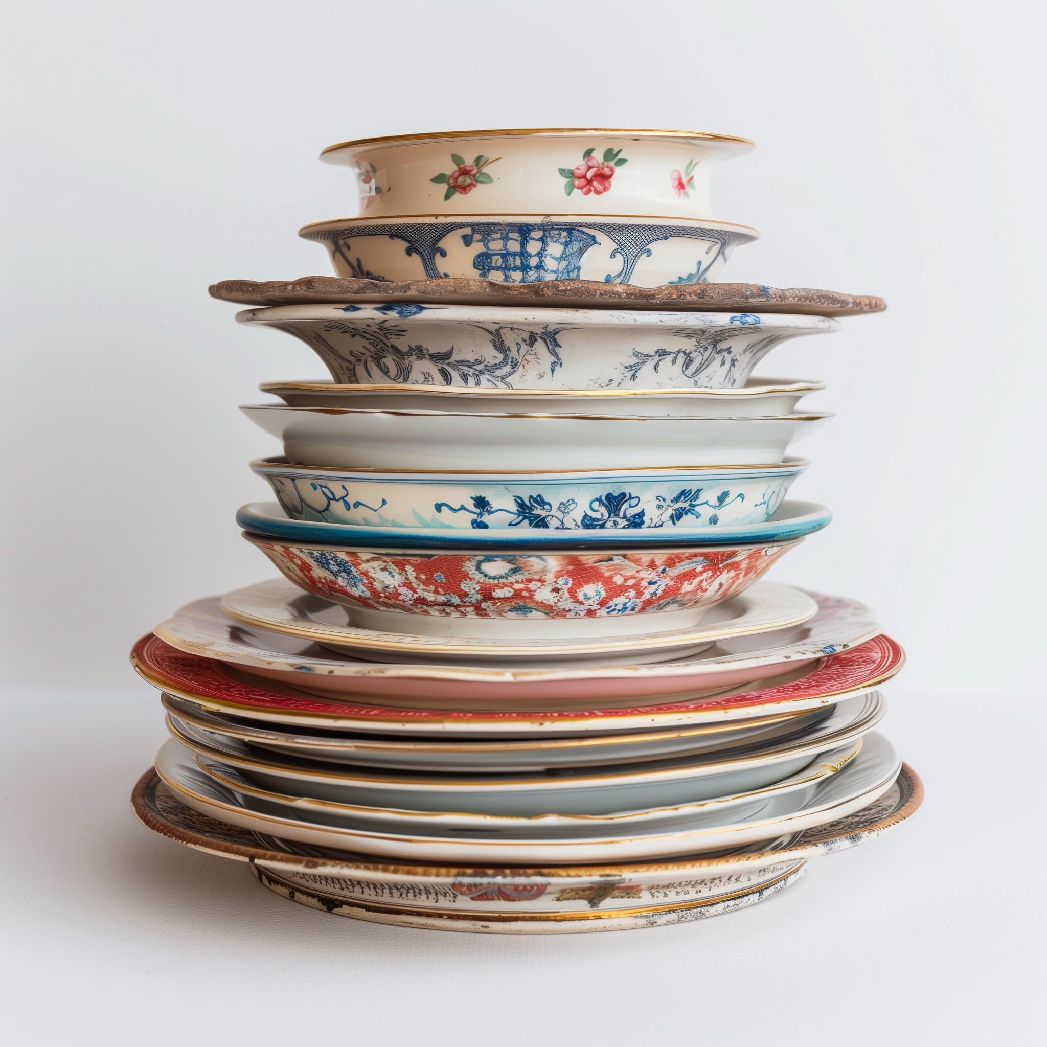 Vintage Ceramic Plate Collection